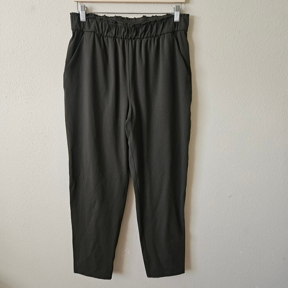 Lululemon Keep Moving Pant 7/8 High-Rise Green 10